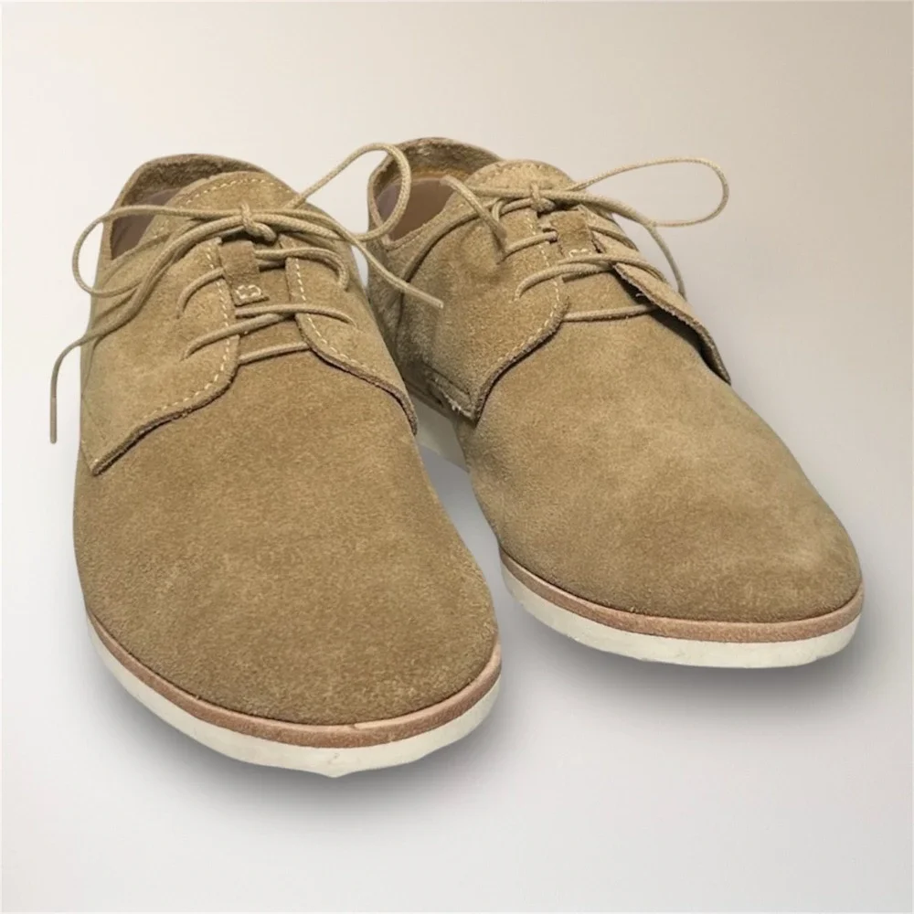 Nisolo‎ Men's 8 Stone Sedona Suede Travel Derby Oxford Leather Shoes New in Box